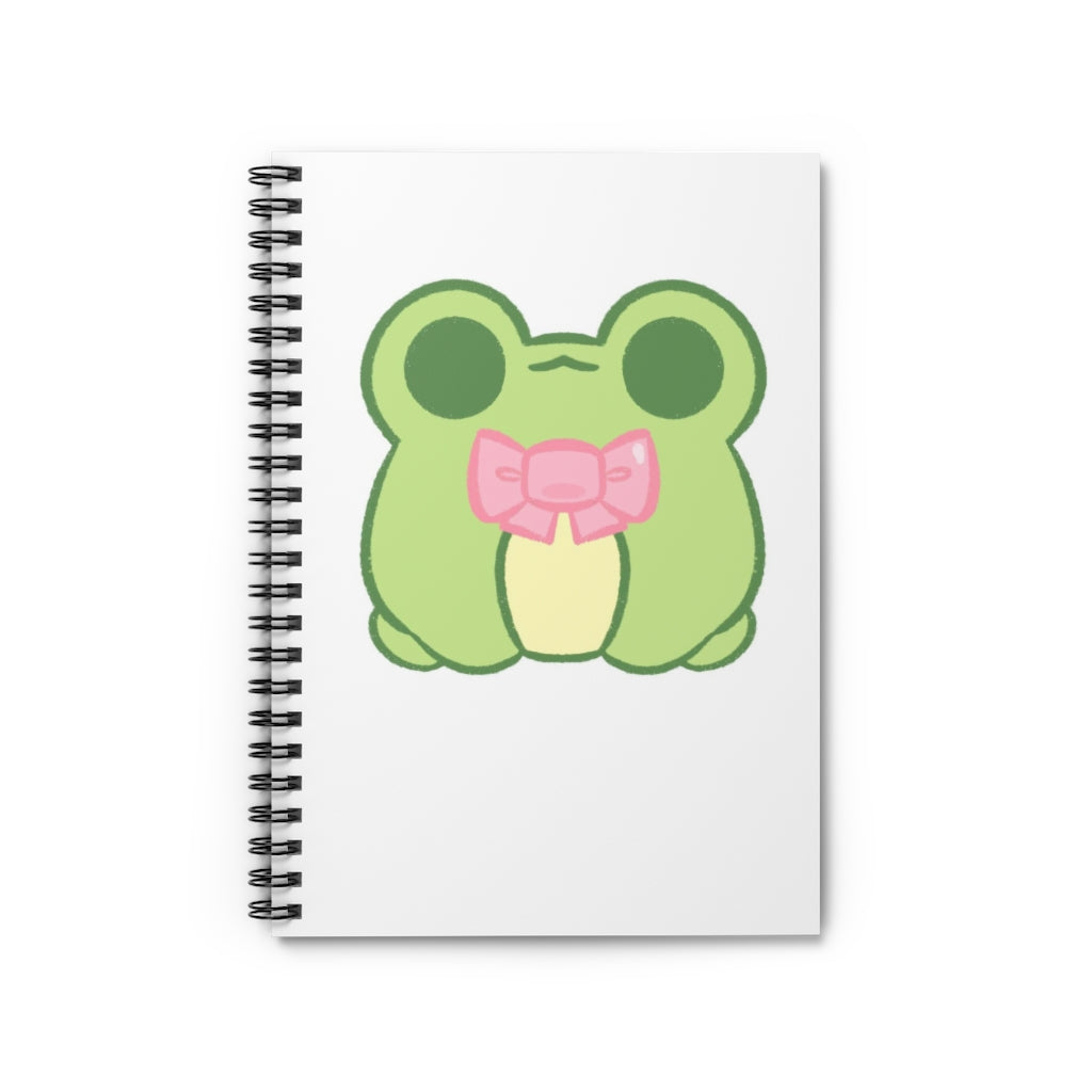 Bow on Chest Foomchi | Spiral Notebook - Ruled Line