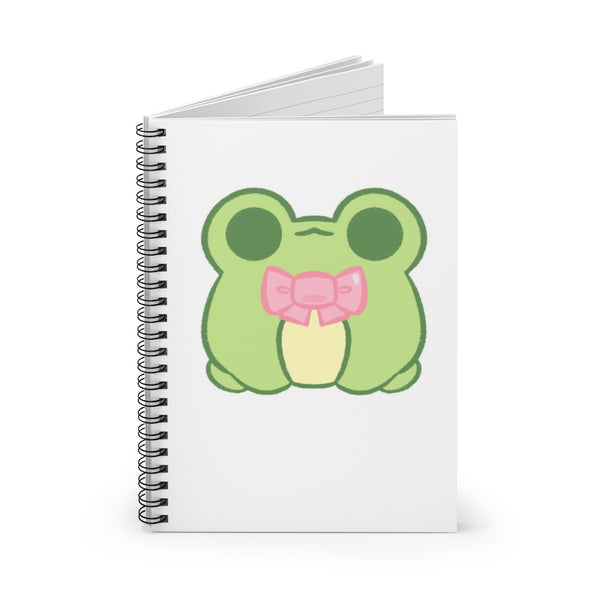 Bow on Chest Foomchi | Spiral Notebook - Ruled Line