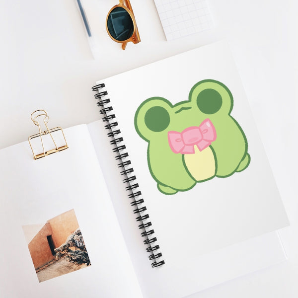 Bow on Chest Foomchi | Spiral Notebook - Ruled Line